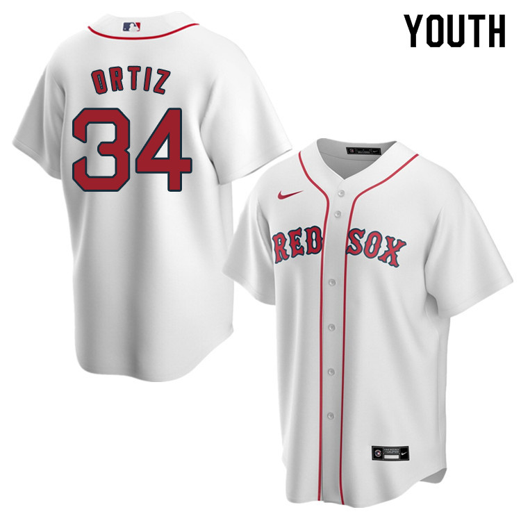 Nike Youth #34 David Ortiz Boston Red Sox Baseball Jerseys Sale-White